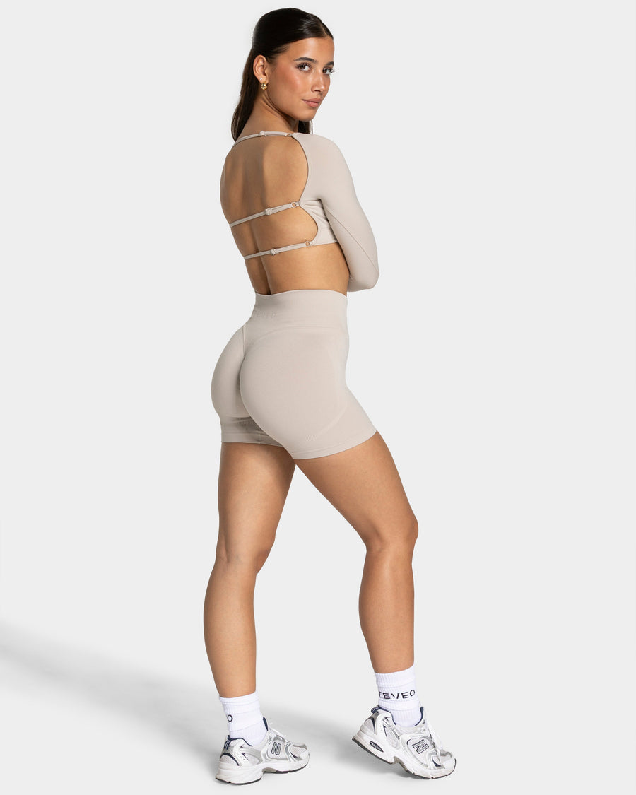 Short Sculpt scrunch Femme « cream »