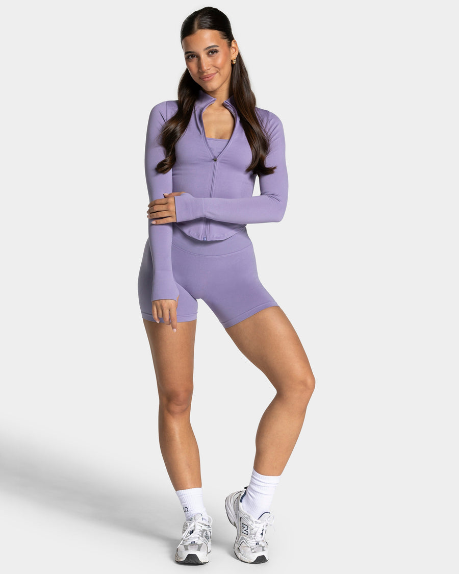 Veste de sport zippée Shaping Femme « lavande »