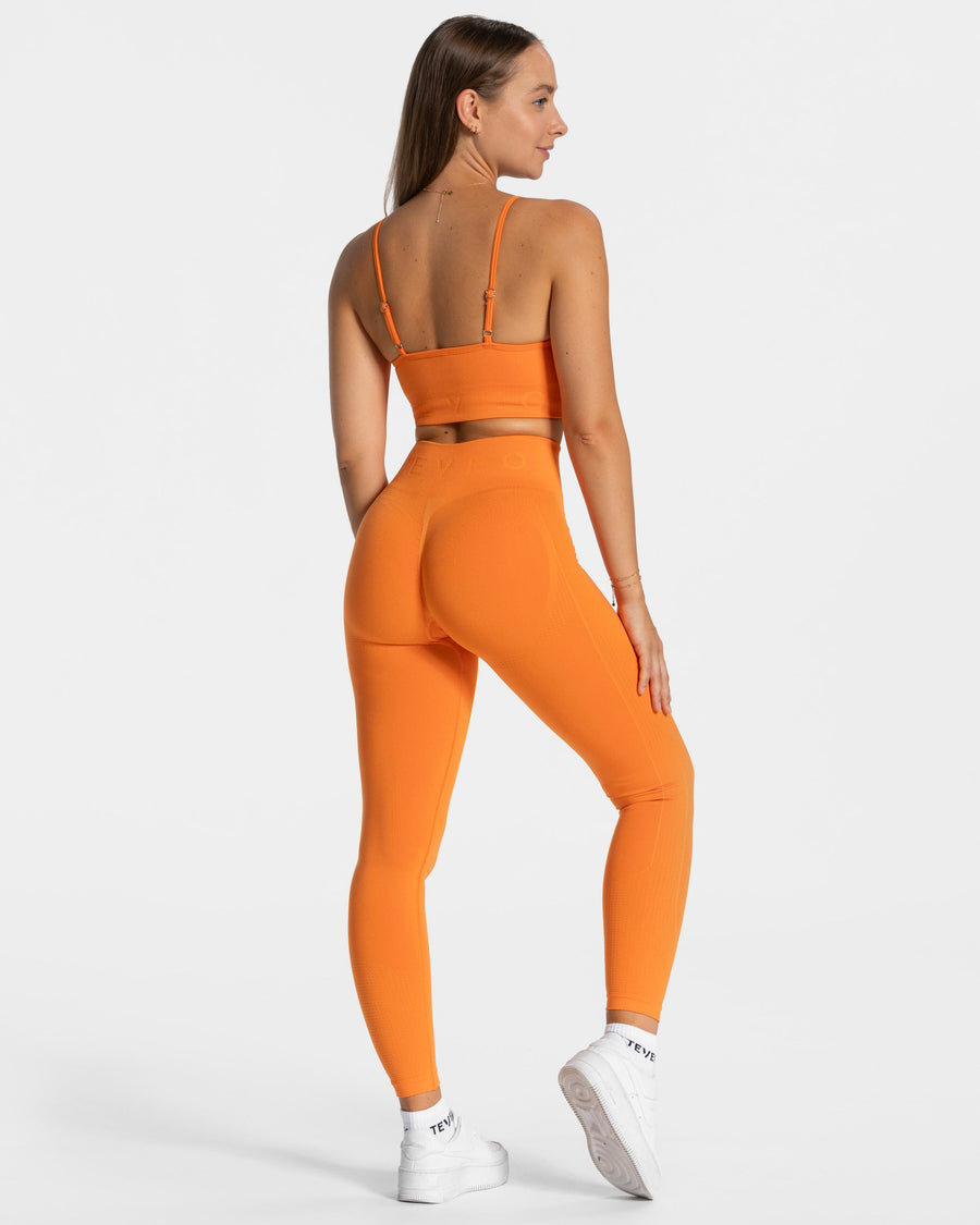 Legging Focus Scrunch « orange »