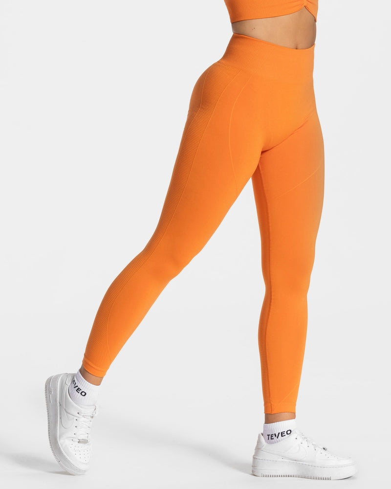Legging Focus Scrunch « orange »