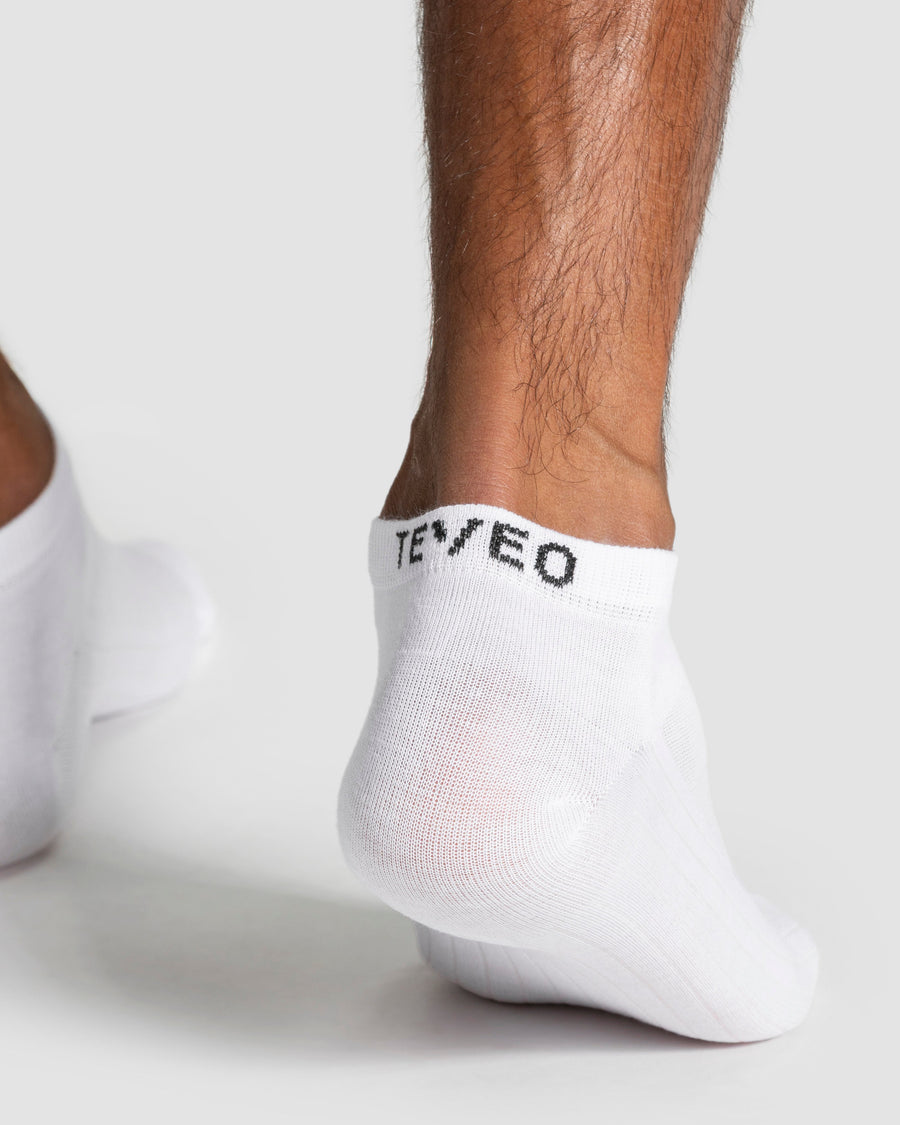 Chaussettes de baskets (2 paires) « blanc »