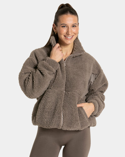 Veste de sport Teddy « moka »