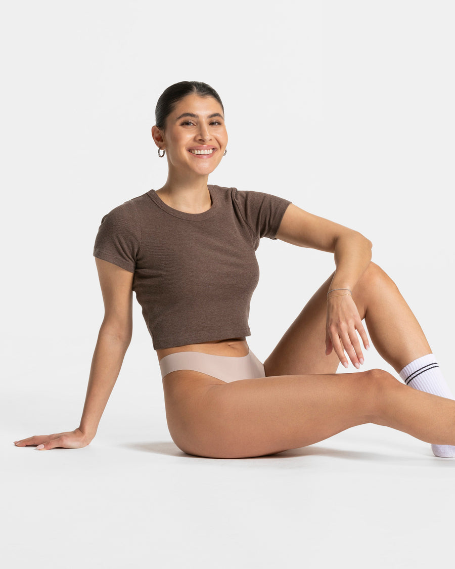 Tanga Seamless Padded (lot de 2) « avoine »