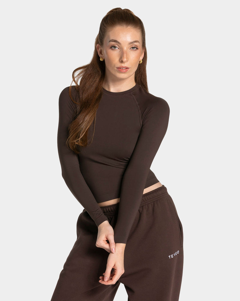 Haut à manches longues Timeless Pro « Espresso »