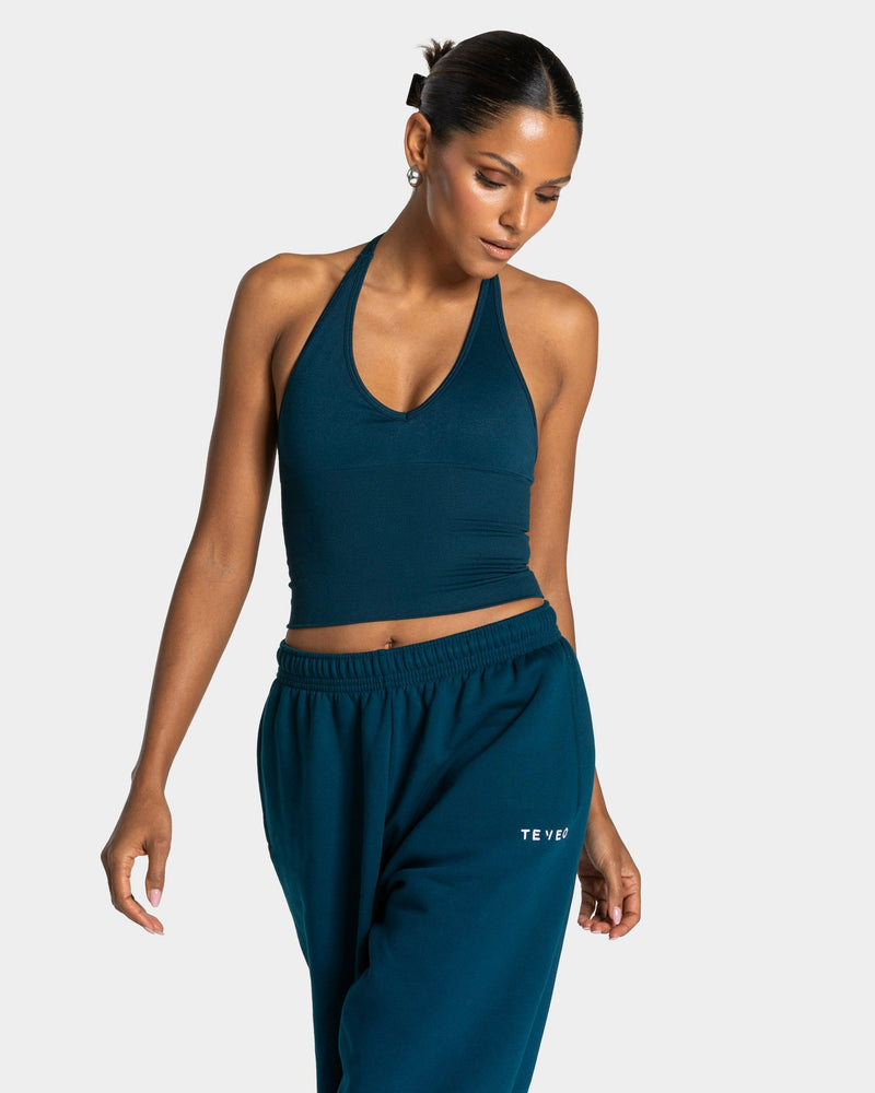 Haut dos nu Timeless Pro « sarcelle foncé »