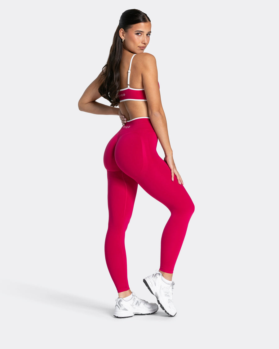 Legging Sculpt Scrunch Contrastline « Raspberry »