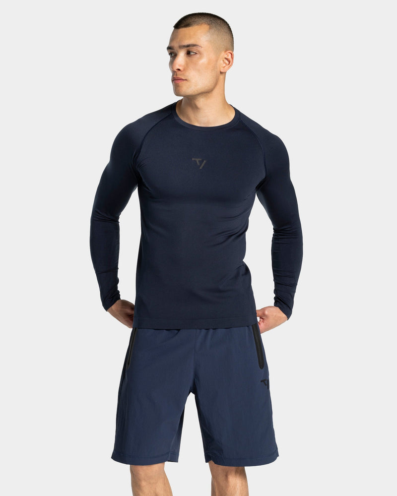 Haut à manches longues Workout sans coutures « Midnight »