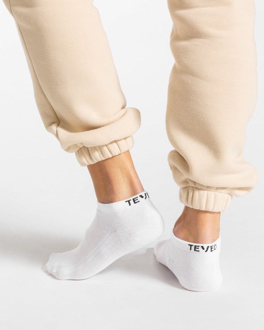 Chaussettes de baskets (5 paires) « blanc »